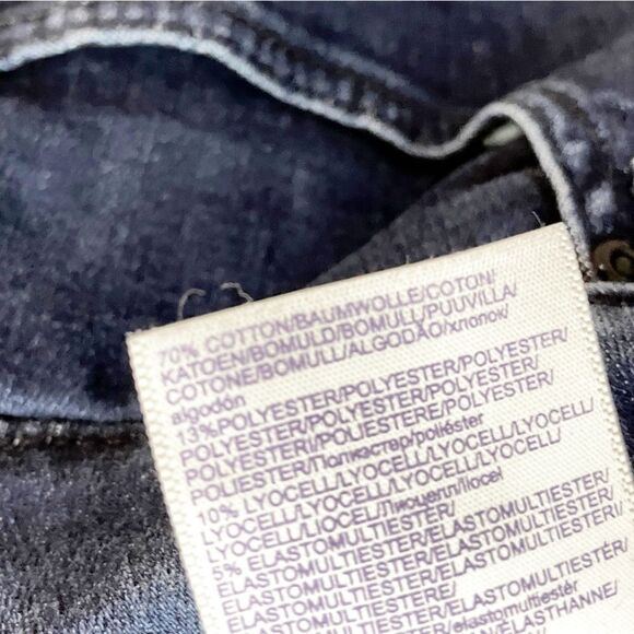 NYDJ Ami High Rise Lift Tuck Skinny Legging Jeans Raw Hem Medium Wash Size 10 - Picture 7 of 7